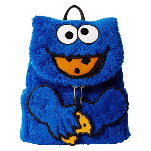 Sesame Street Cookie Monster Plush Mini-Backpack with Coin Purse