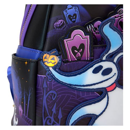 Nightmare Before Christmas Zero and Jack Light-Up Mini Backpack