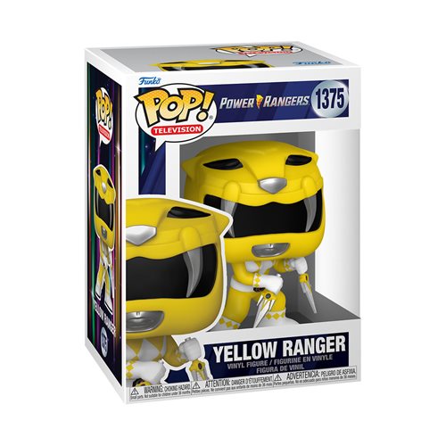 Mighty Morphin Power Rangers 30th Anniversary Yellow Ranger Funko Pop! Vinyl Figure #1375 (ETA SEPTEMBER / OCTOBER 2023)