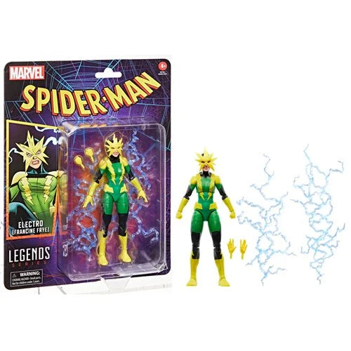 Spider-Man Marvel Legends Electro (Francine Frye) 6-Inch Action Figure (ETA APRIL / MAY 2025)