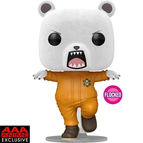 One Piece Bepo Bear Flocked Funko Pop! Vinyl Figure #1896 - AAA Anime Exclusive (ETA MAY / JUNE 2025)