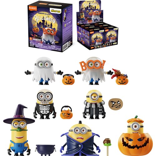 Minions Mokoo 03 Belloween Blind Box Mini Model Kit Case of 6