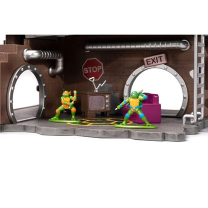 Teenage Mutant Ninja Turtles Nano Scene with 4 Nano MetalFigs Playset