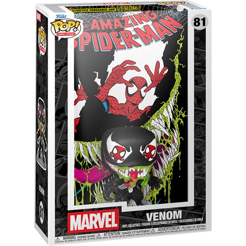 Amazing Spider-Man #346 | Venom Funko Pop! Comic Cover #81 with Case | Funko | PREORDER