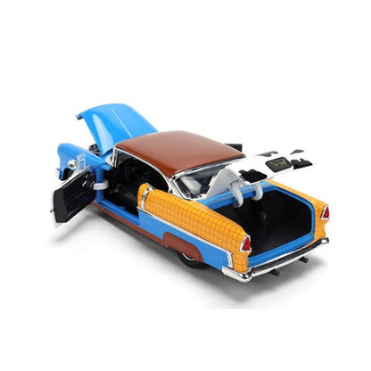Toy Story 1955 Chevrolet Bel Air with Woody | 1:24 Die-Cast | Jada Toys