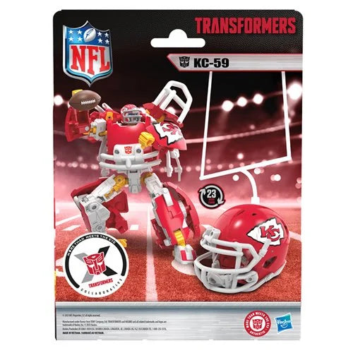 PREORDER - Transformers NFL Kansas City Chiefs KC-59 Action Figure – PREORDER March 2026 – Licensed NFL Toy