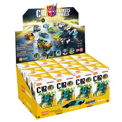 Transformers Wheels C02 Blokees Blind Box Model Kit Display of 12