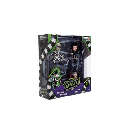 Beetlejuice Movie Version Wave 1 MetalFigs 2 1/2-Inch Die-Cast Metal Mini-Figure 4-Pack