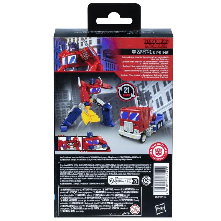 Transformers: Devastation Studio Series Deluxe Class Optimus Prime Action Figure