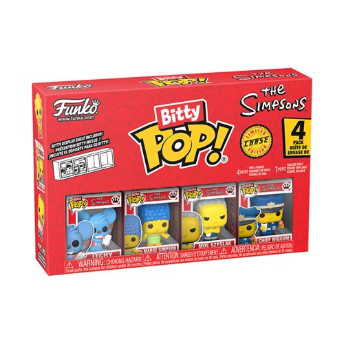The Simpsons Itchy Funko Bitty Pop! Mini-Figure 4-Pack