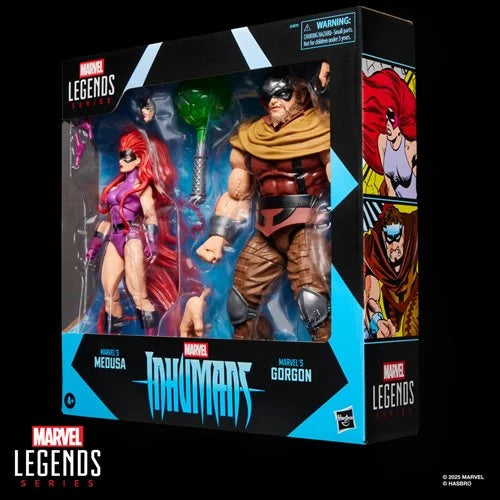 Inhumans Marvel Legends Medusa & Marvel’s Gorgon 6-Inch Action Figures 2-Pack