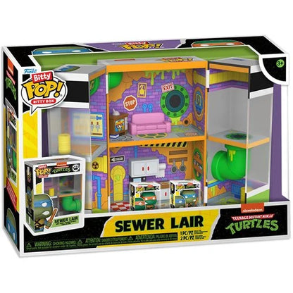 Teenage Mutant Ninja Turtles Sewer Lair Funko Bitty Pop! Box Playset