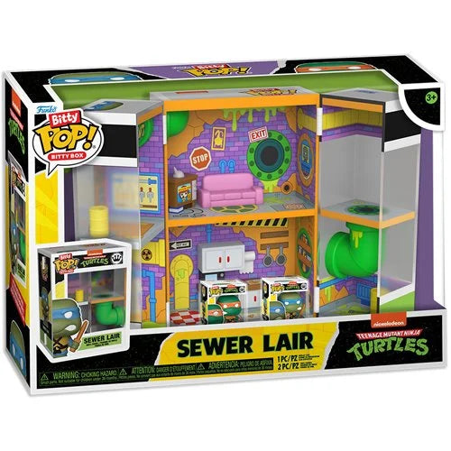 Teenage Mutant Ninja Turtles Sewer Lair Funko Bitty Pop! Box Playset