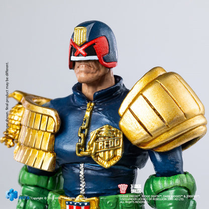 Judge Dredd Gaze into the Fist of Dredd 1:18 Scale Exquisite Mini Action Figure 2-Pack - Previews Exclusive