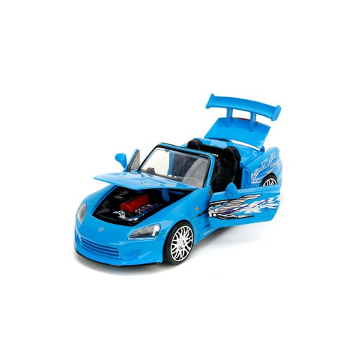 Fast and Furious 2001 Honda S2000 Mia's Blue Design 1:24 Scale Die-Cast Metal Vehicle