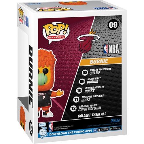 NBA Mascots Miami Heat Burnie Funko Pop! Vinyl Figure #09