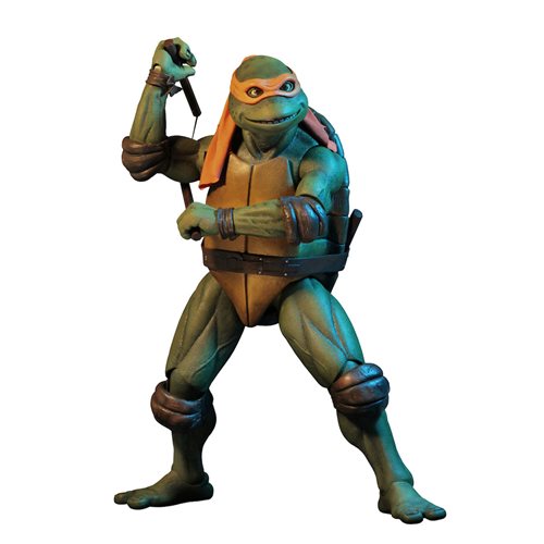TMNT 1990 Movie | Michelangelo NECA 1:4 Scale 16.5-Inch Action Figure | PREORDER