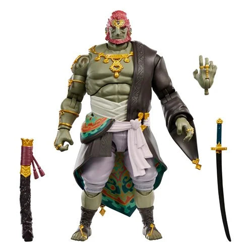 The Legend of Zelda Heroes of Hyrule Tears of the Kingdom Deluxe Ganondorf 6-Inch Scale Action Figure - PREORDER