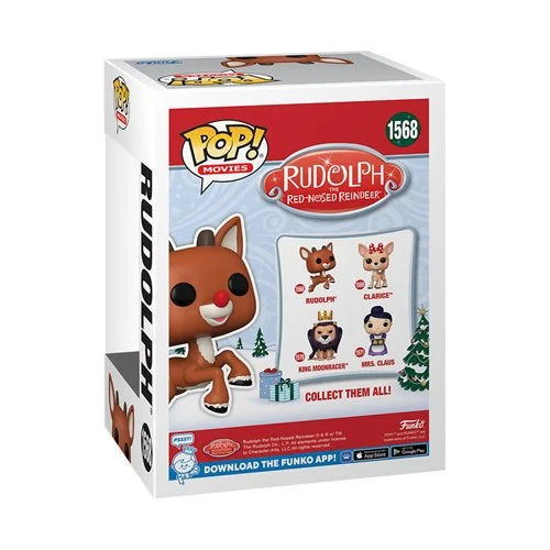 Rudolph the Red-Nosed Reindeer 60th Anniversary Rudolph (Flying) Funko Pop! Vinyl Figure #1568 (ETA NOVEMBER / DECEMBER 2024)