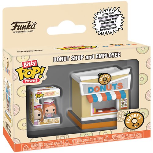 Bitty City Donut Shop with Employee Bitty Pop! Town | Funko