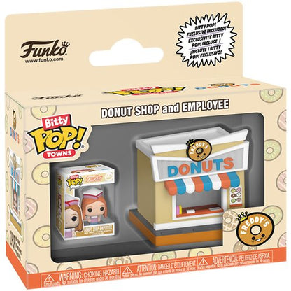 Bitty City Donut Shop with Employee Bitty Pop! Town | Funko