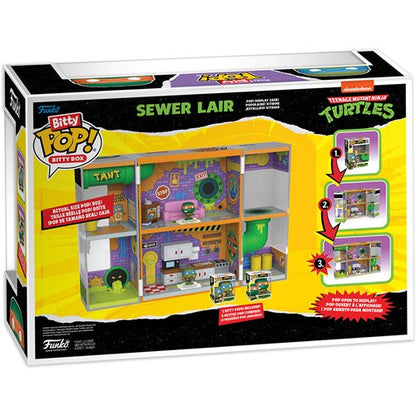 Teenage Mutant Ninja Turtles Sewer Lair Funko Bitty Pop! Box Playset