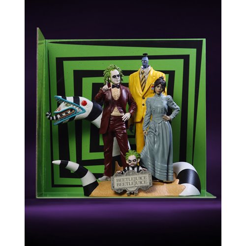 Movie Maniacs Beetlejuice Beetlejuice 6-Inch Scale Posed Figure 4-Pack