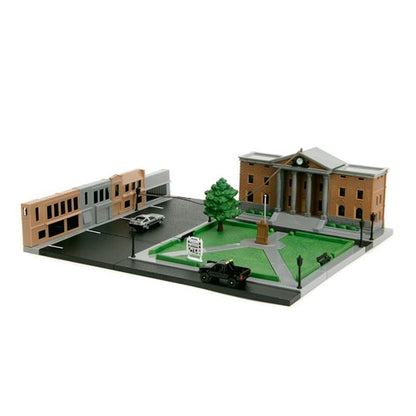 Back to the Future Hill Valley Courthouse Nano Hollywood Rides Nano Scene Diorama with Vehicles