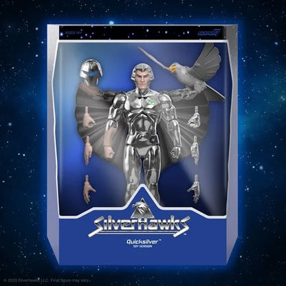 SilverHawks Ultimates Quicksilver (Toy Version) 7-Inch Action Figure (ETA Sept./Oct. 2024)