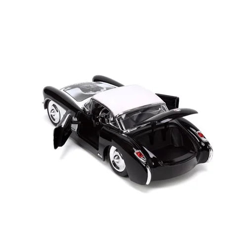 Hollywood Rides Universal Monsters Wolfman 1957 Chevrolet Corvette 1:24 Scale Die-Cast Metal Vehicle with Figure