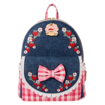 Strawberry Shortcake Denim Gingham Mini-Backpack