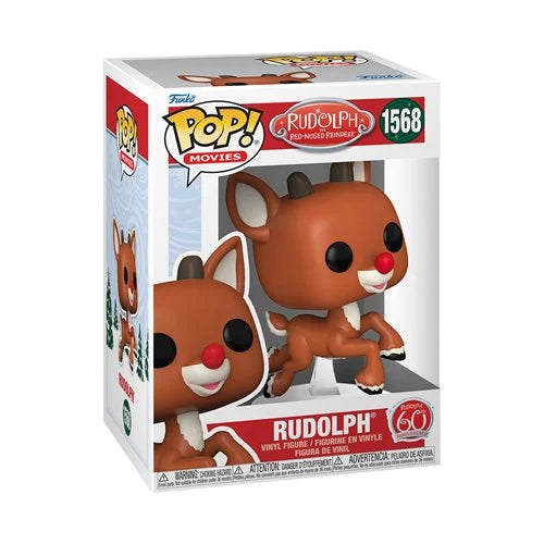 Rudolph the Red-Nosed Reindeer 60th Anniversary Rudolph (Flying) Funko Pop! Vinyl Figure #1568 (ETA NOVEMBER / DECEMBER 2024)