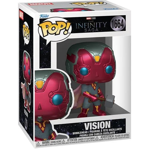 Vision with Mjolnir Funko Pop! Vinyl Figure | MCU Archives | Preorder | Funko