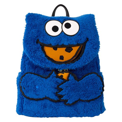 Sesame Street Cookie Monster Plush Mini-Backpack with Coin Purse