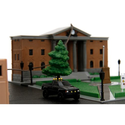Back to the Future Hill Valley Courthouse Nano Hollywood Rides Nano Scene Diorama with Vehicles