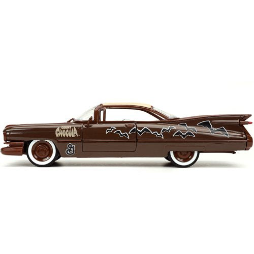 Hollywood Rides Count Chocula 1959 Cadillac Coupe DeVille 1:24 Scale Die-Cast Metal Vehicle with Figure