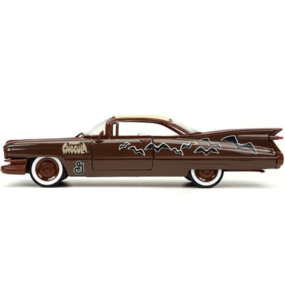 Hollywood Rides Count Chocula 1959 Cadillac Coupe DeVille 1:24 Scale Die-Cast Metal Vehicle with Figure