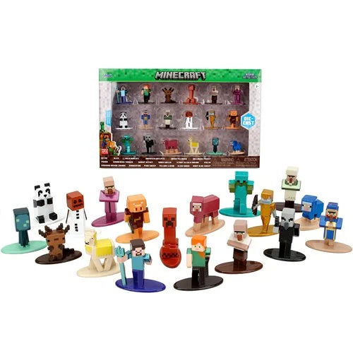 Minecraft Wave 13 Nano MetalFigs Die-Cast Metal Mini-Figure 18-Pack ...