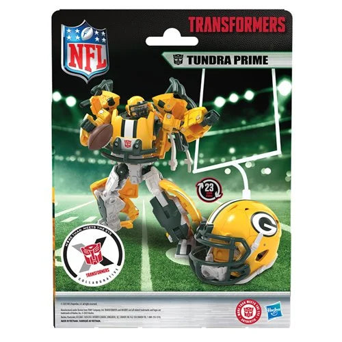 PREORDER - Transformers NFL Green Bay Packers Tundra Time Action Figure – PREORDER March 2026 – Licensed NFL Toy