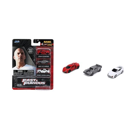 Fast & Furious Nano Hollywood Rides Wave 2 Vehicle 3-Pack