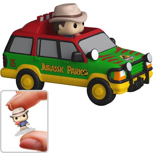 Jurassic Park Dr. Alan Grant with SUV Bitty Pop! Ride | Funko