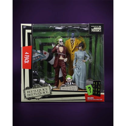 Movie Maniacs Beetlejuice Beetlejuice 6-Inch Scale Posed Figure 4-Pack