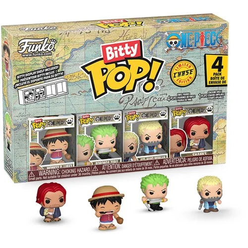 One Piece Monkey D. Luffy Bitty Pop! Mini-Figure 4-Pack | Funko