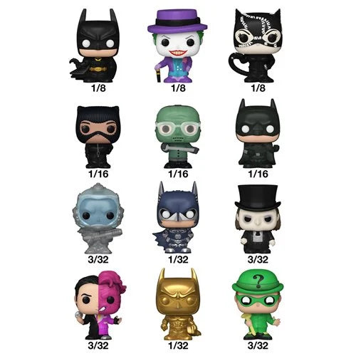 Batman 85th Anniversary Funko Bitty Pop! Mini-Figure Singles Display Case of 32 (ETA FEBRUARY / MARCH 2025)