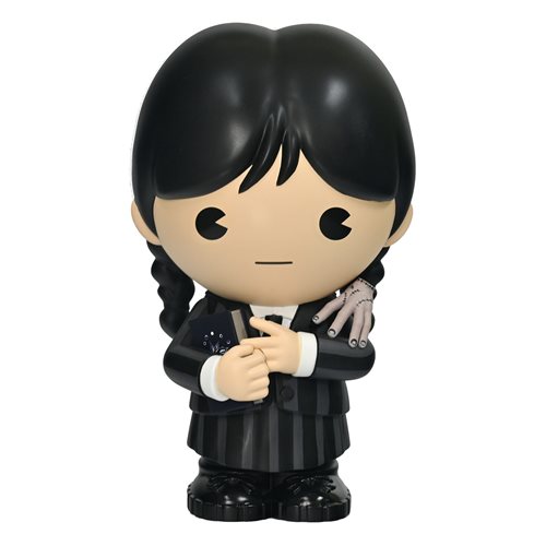 Wednesday Addams with Thing PVC Figural Bank