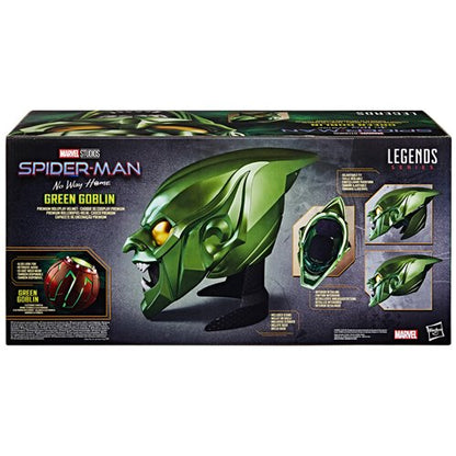 Spider-Man: No Way Home Marvel Legends Series Green Goblin Premium Roleplay Helmet Prop Replica (ETA JANUARY / FEBRUARY 2025)