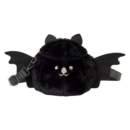 Loungefly Bat Figural Plush Crossbody Bag