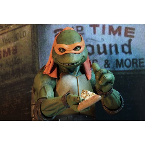 TMNT 1990 Movie | Michelangelo NECA 1:4 Scale 16.5-Inch Action Figure | PREORDER