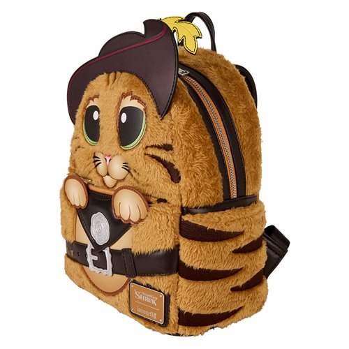 Shrek Puss In Boots Cosplay Faux Fur Mini-Backpack