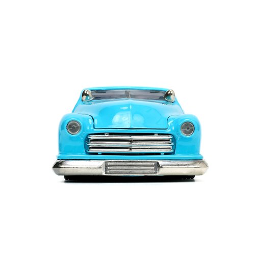 Bigtime Muscle 1951 Mercury Coupe Blue and White Flames 1:24 Scale Die-Cast Metal Vehicle (ETA JANUARY 2025)